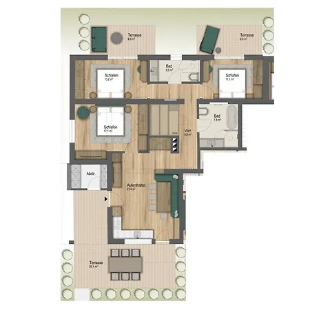 Apartmán Steinberg - Boutique-apartments Mit Privater Sauna Und Bergblick
